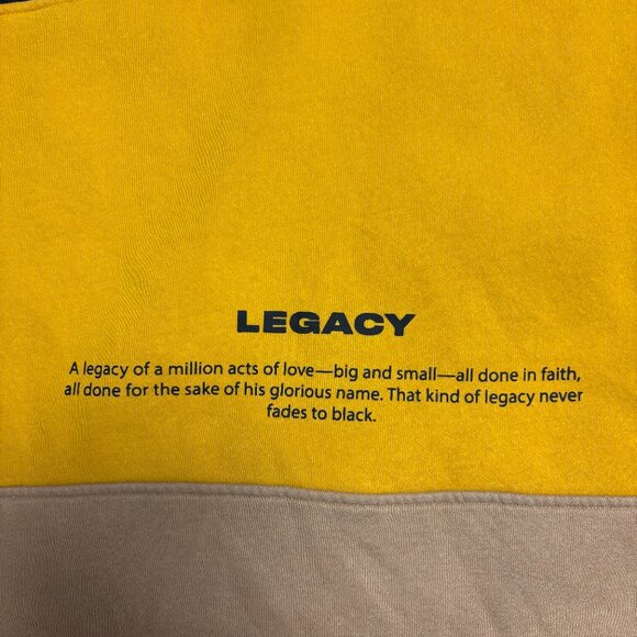 Native Supply HGA Legacy Yellow Pullover Jacket, Size XL - Picture 4 of 7